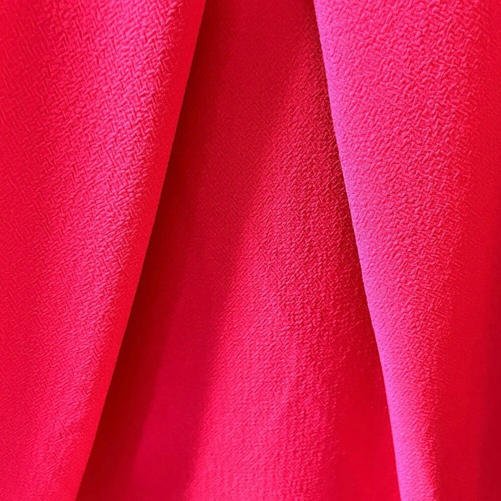 NWOT Trina Turk Felisha Pink Crepe Halter Shift Dress Pleat Front Size 4 - Picture 4 of 8